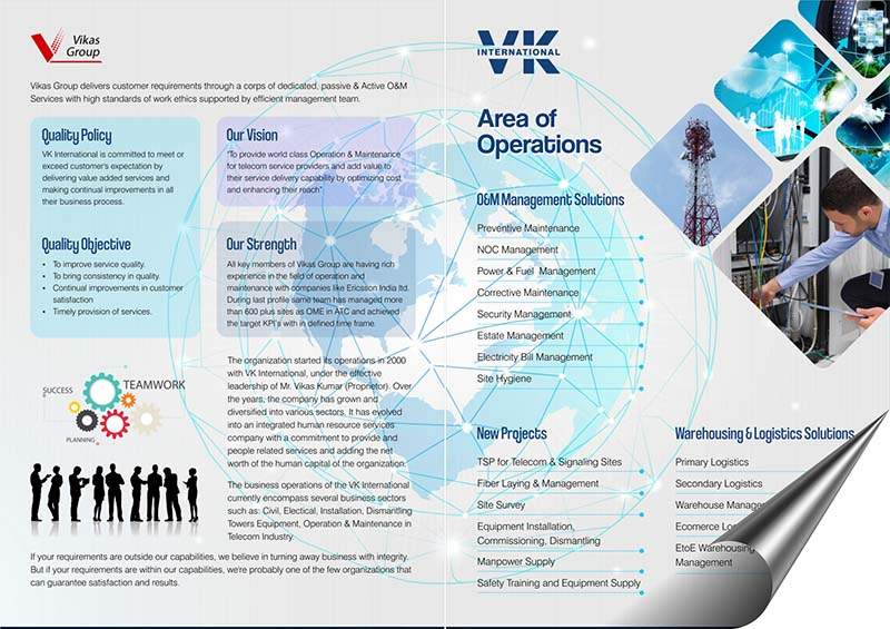 Company profile flipbook for professional brand presentation