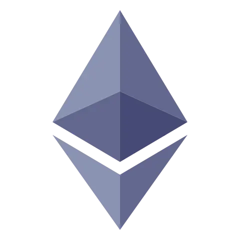 Ethereum blockchain platform icon representing Ethereum 1.0 and 2.0 ecosystem