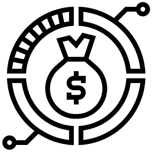 Asset tokenization platform icon representing real-world asset digitization on blockchain