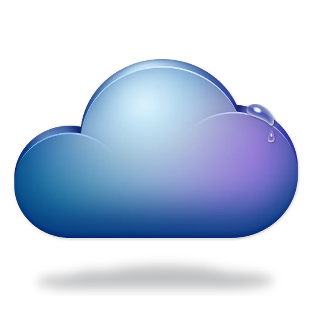 Decorative cloud graphic representing BPMc design theme left cloud element