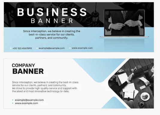 Banner copywriting creative short content advertising design