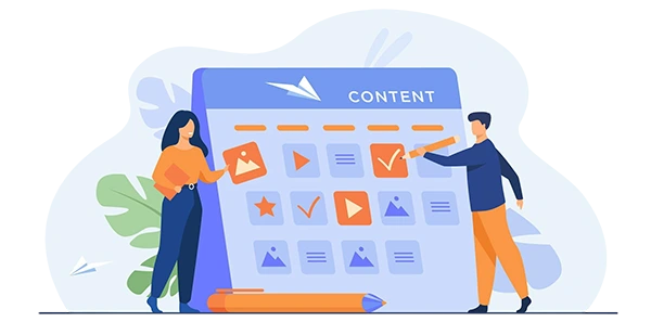 Content marketing creation including blogs, videos, and digital media assets