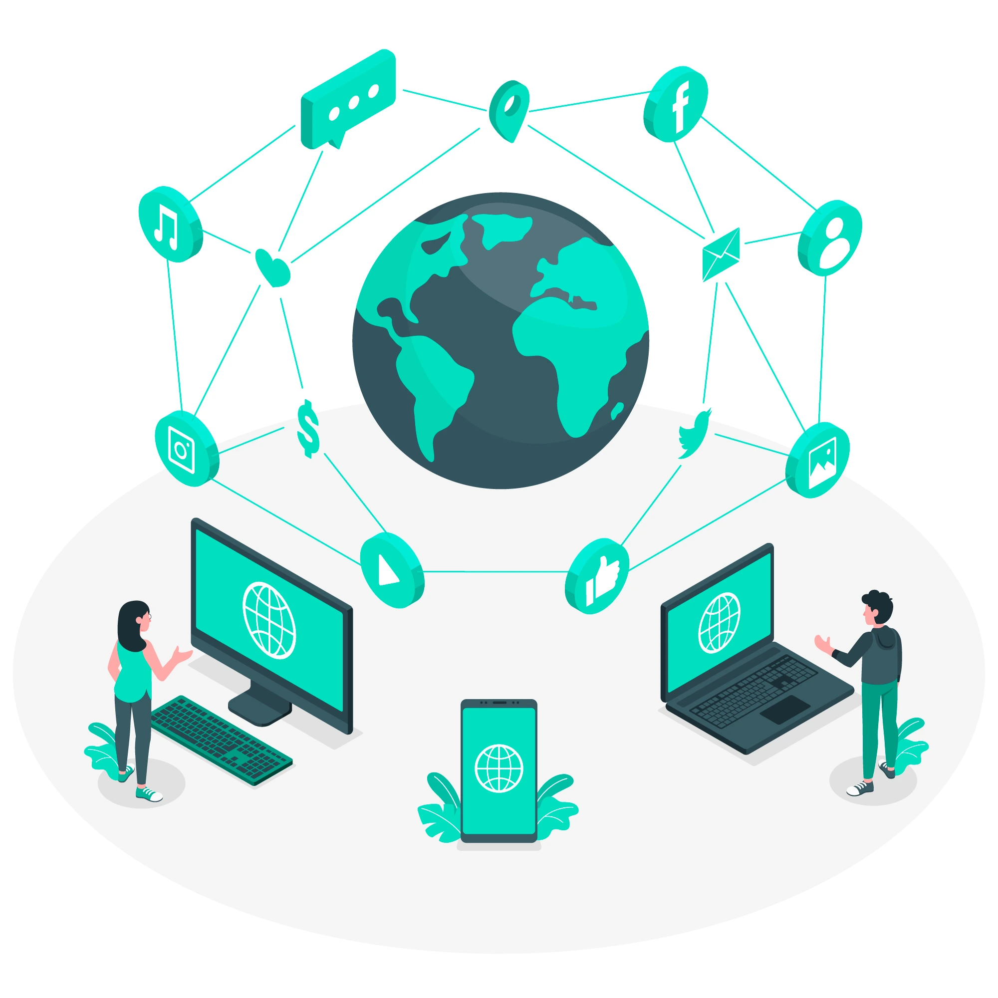 Network connectivity check between server and DNS services