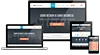 Flexible responsive web design adapting to all screen sizes and devices