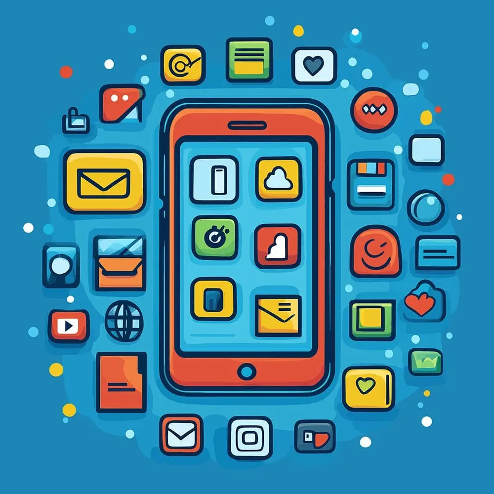 Mobile web application interface optimized for responsive performance across devices