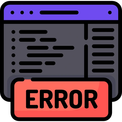Email error message icon showing mail delivery failure alert