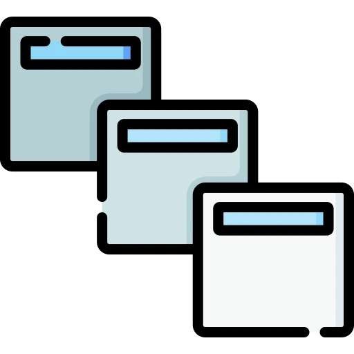 External mail server communication icon showing cross-domain email delivery check
