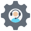 Yii AJAX support feature icon showing dynamic and asynchronous web requests