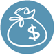 Revenue loss icon representing financial impact of website security breach