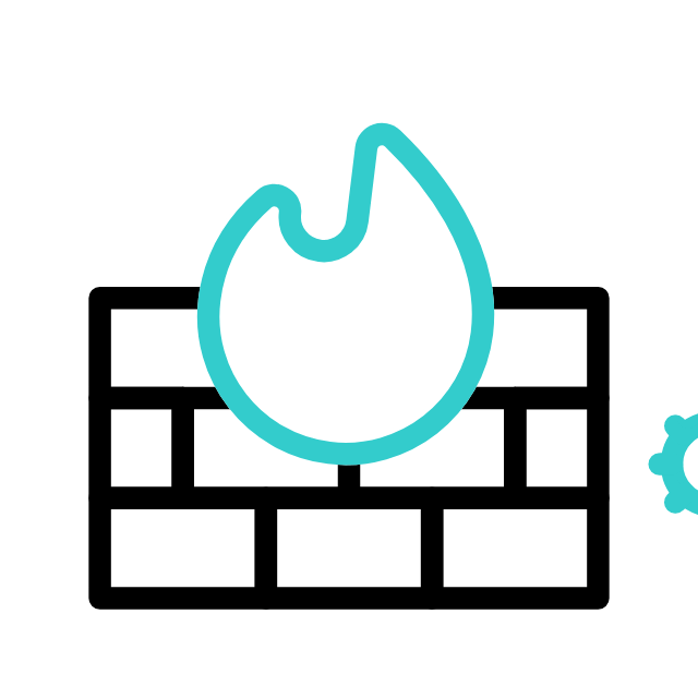 Firewall blocking mail server connection illustration