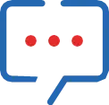 Team messaging and collaboration chat interface illustration
